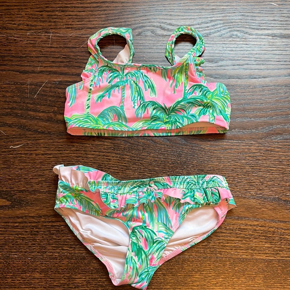 Lilly Pulitzer two piece bathing suit size 8